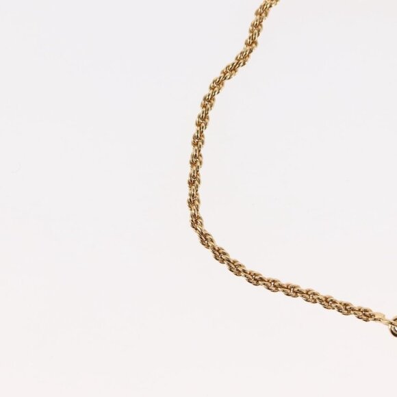 Christian Dior Circle Logo Bracelet metal Gold Tone Auth - Picture 11 of 12